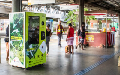 Máquinas de reciclagem em terminais de ônibus oferecem vantagens por descarte sustentável